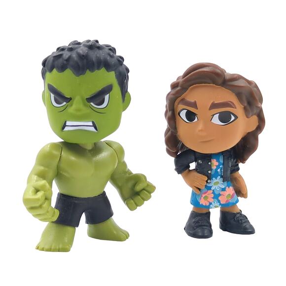 Funko Other - Lot of 2 Marvel Funko Mystery Mini POP 2" Bobblehead Vinyl Figures Hulk and MJ